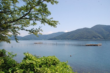 写真：琵琶湖大門浜　滋賀県